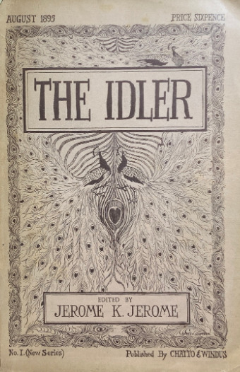 Advertisement for Beecham’s in The Idler Vol. 8. ; this is an example of the way the vagina was pictured in mainstream media. Notice how the feathers and heart form the subtle image.