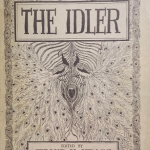 Advertisement for Beecham’s in The Idler Vol. 8. ; this is an example of the way the vagina was pictured in mainstream media. Notice how the feathers and heart form the subtle image.